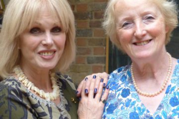 Dame Joanna Lumley with Kids for Kids Founder Patricia Parker OBE