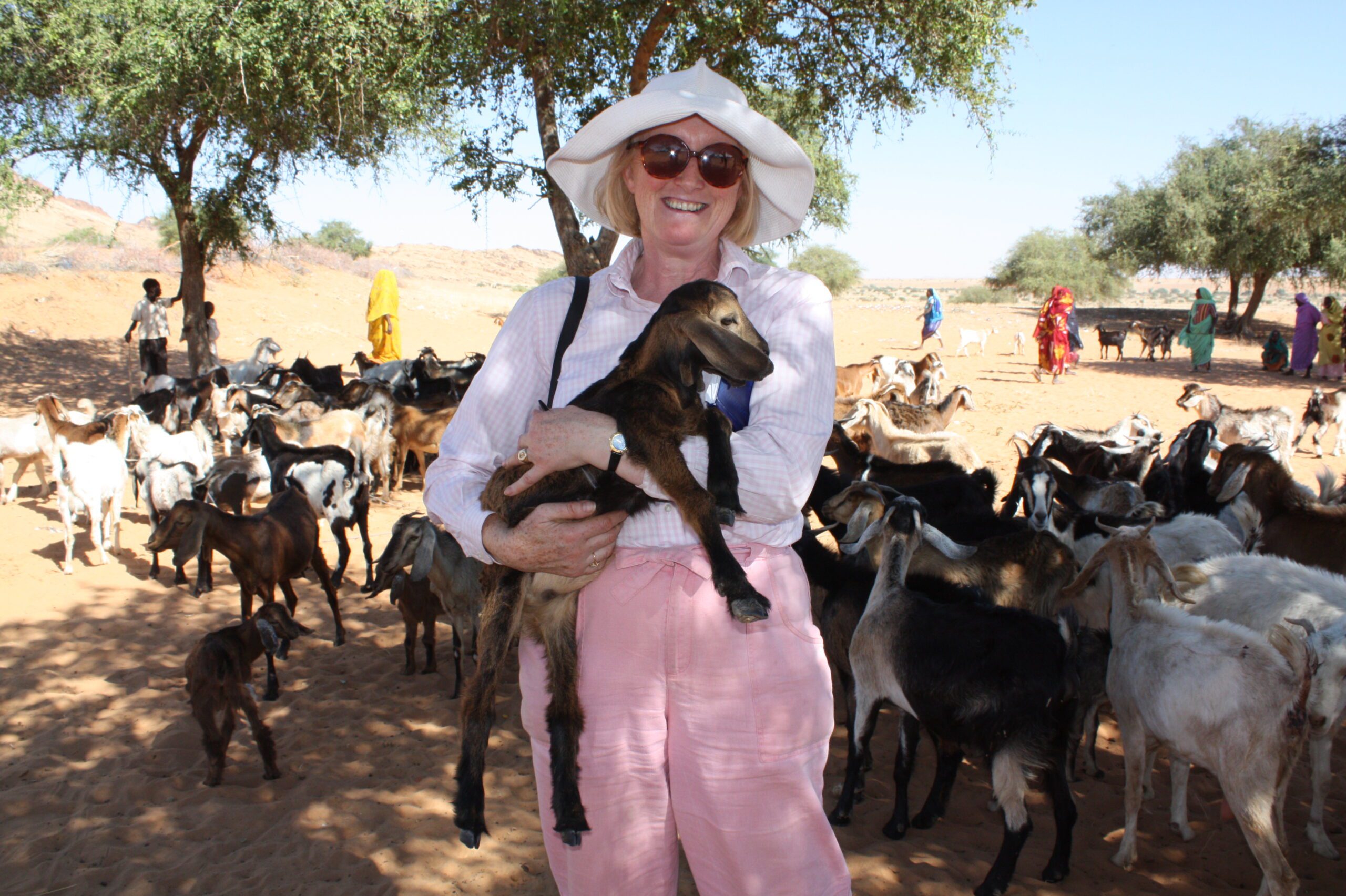 Patricia with Goats – 2008, Filipi