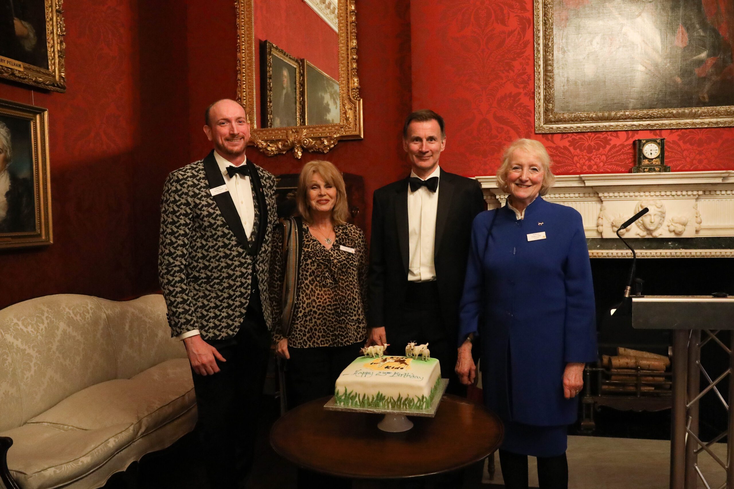 Alastair King Smith, Dame Joanna Lumley, Jeremy Hunt MP and Patricia Parker OBE
